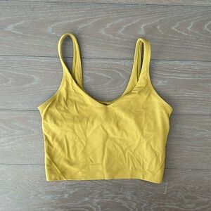 Lululemon align tank top gold size 8